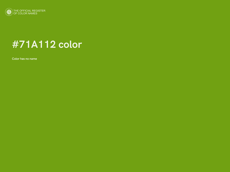 #71A112 color image