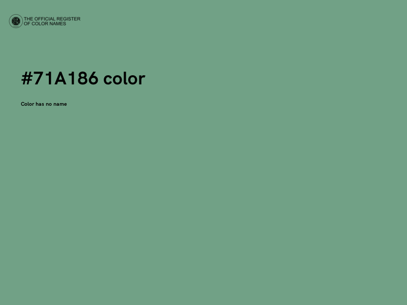 #71A186 color image