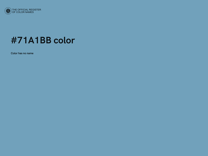 #71A1BB color image