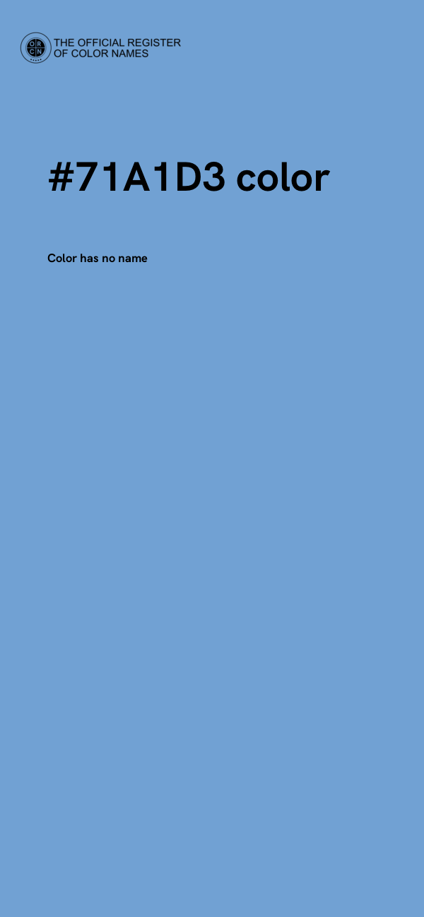 #71A1D3 color image