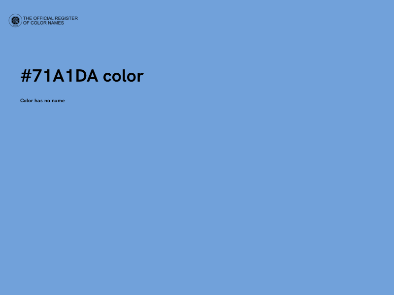 #71A1DA color image