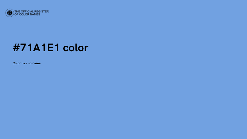 #71A1E1 color image