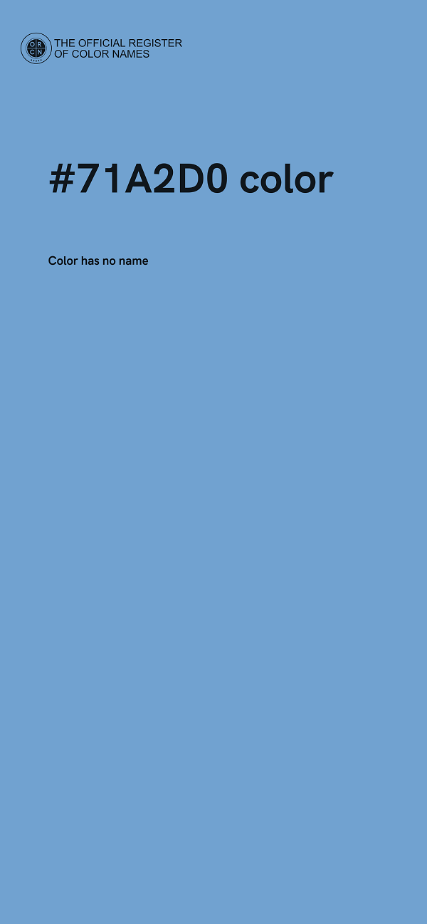 #71A2D0 color image