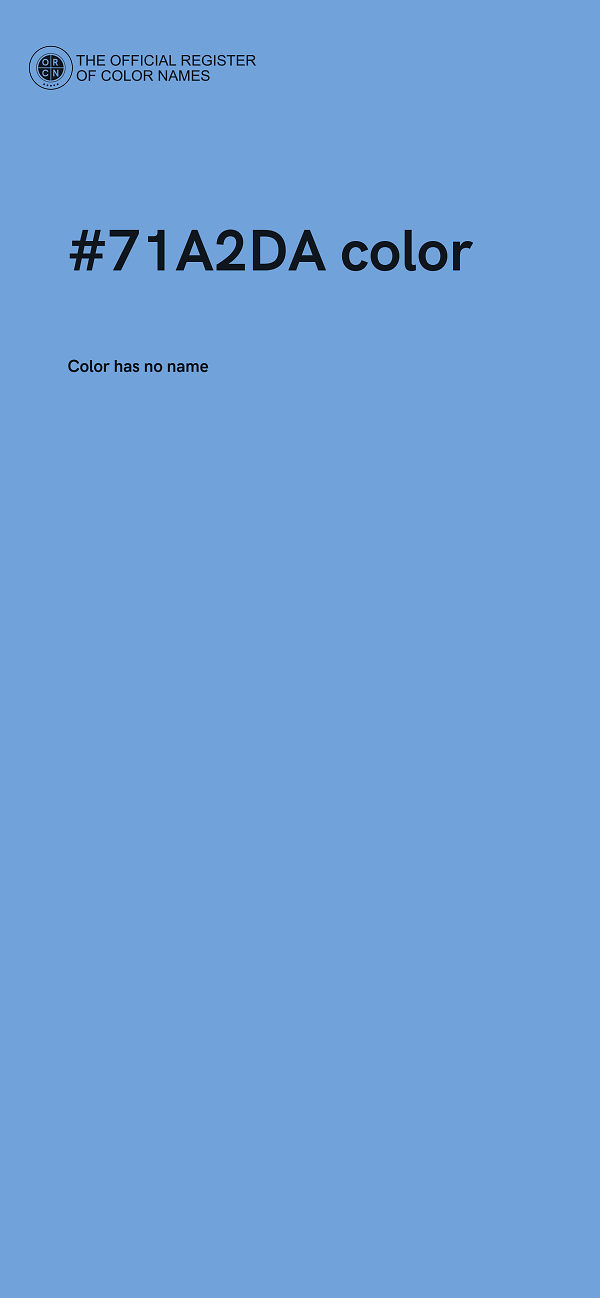 #71A2DA color image