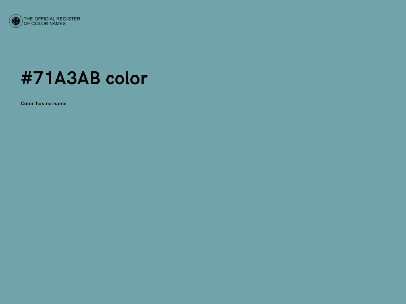 #71A3AB color image