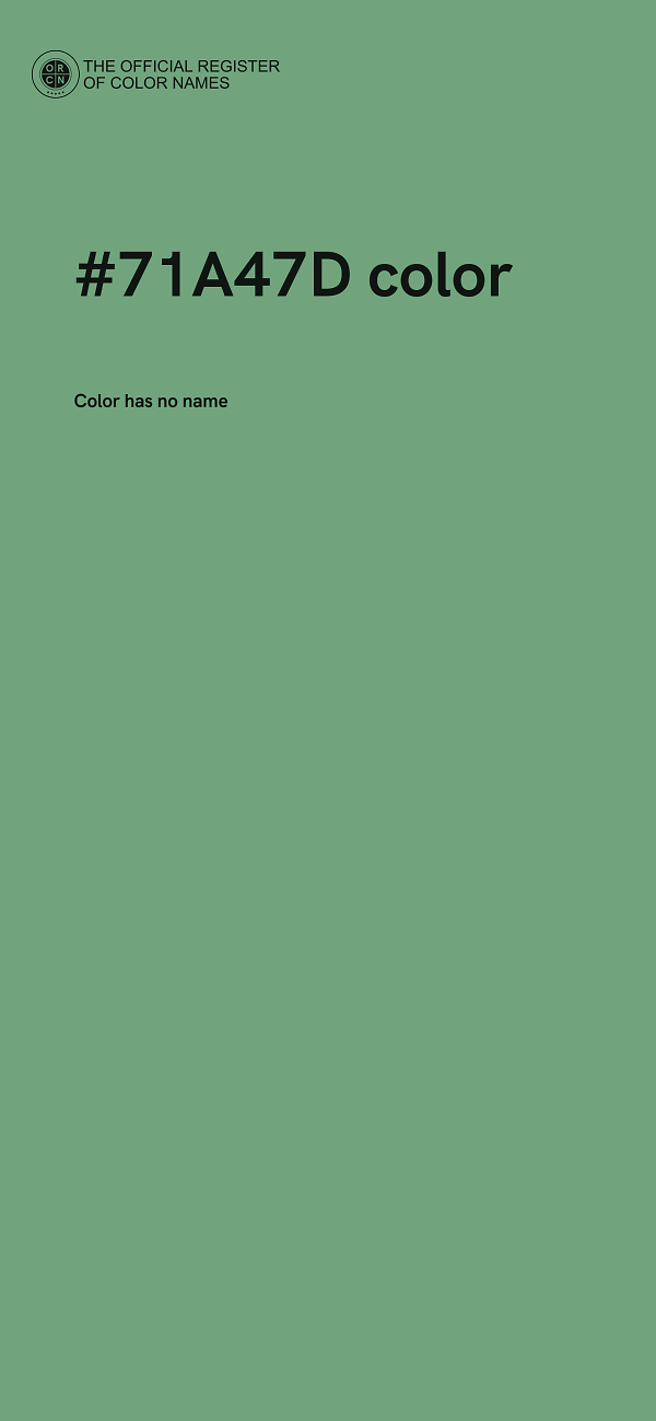 #71A47D color image
