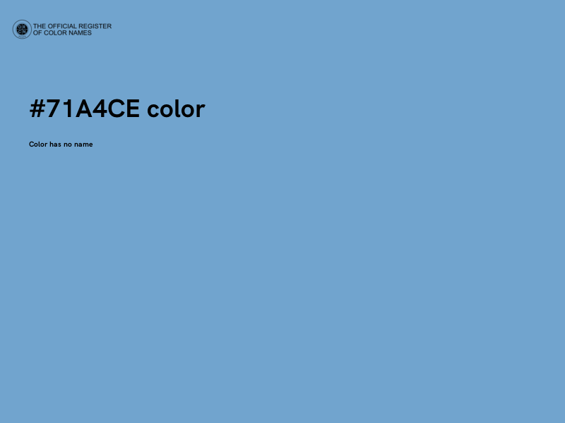 #71A4CE color image