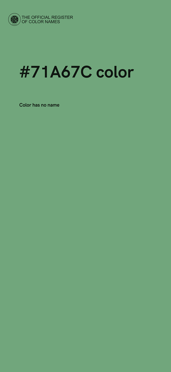 #71A67C color image
