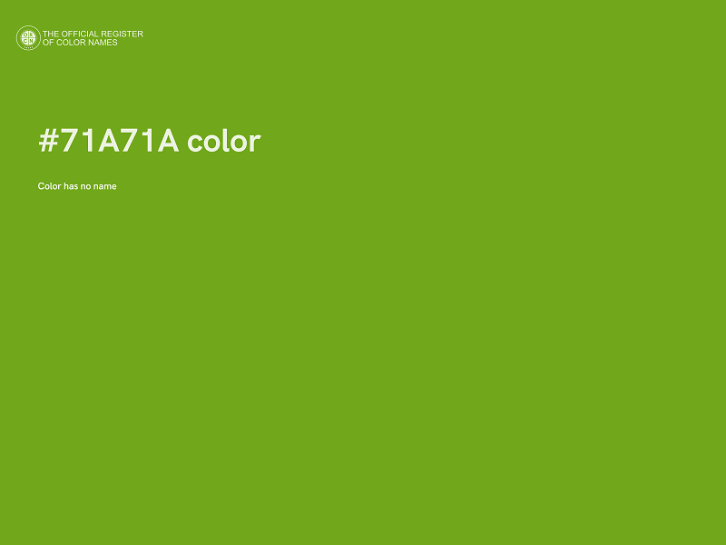 #71A71A color image