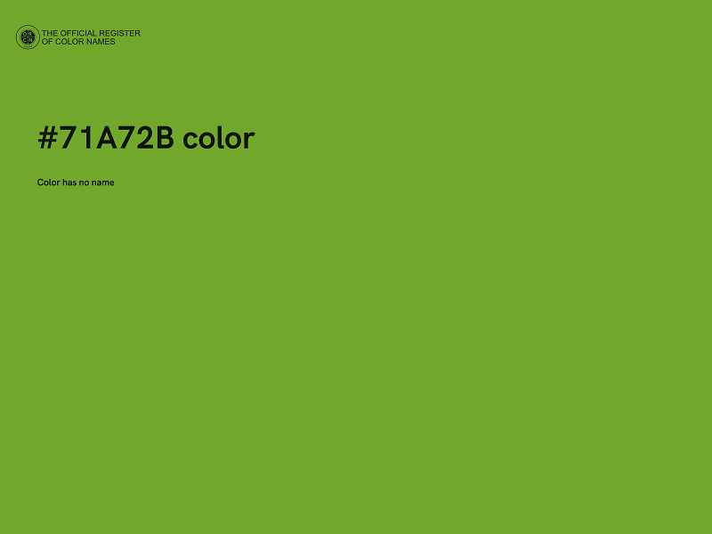 #71A72B color image