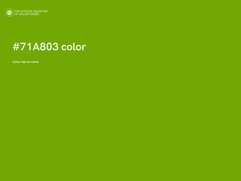 #71A803 color image