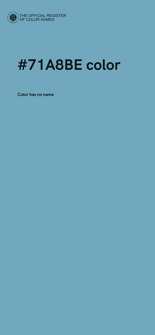 #71A8BE color image