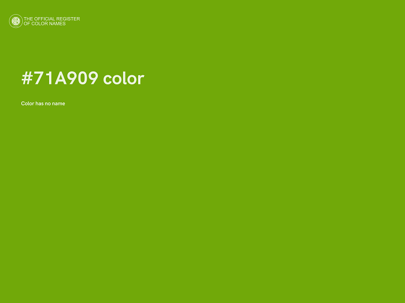 #71A909 color image