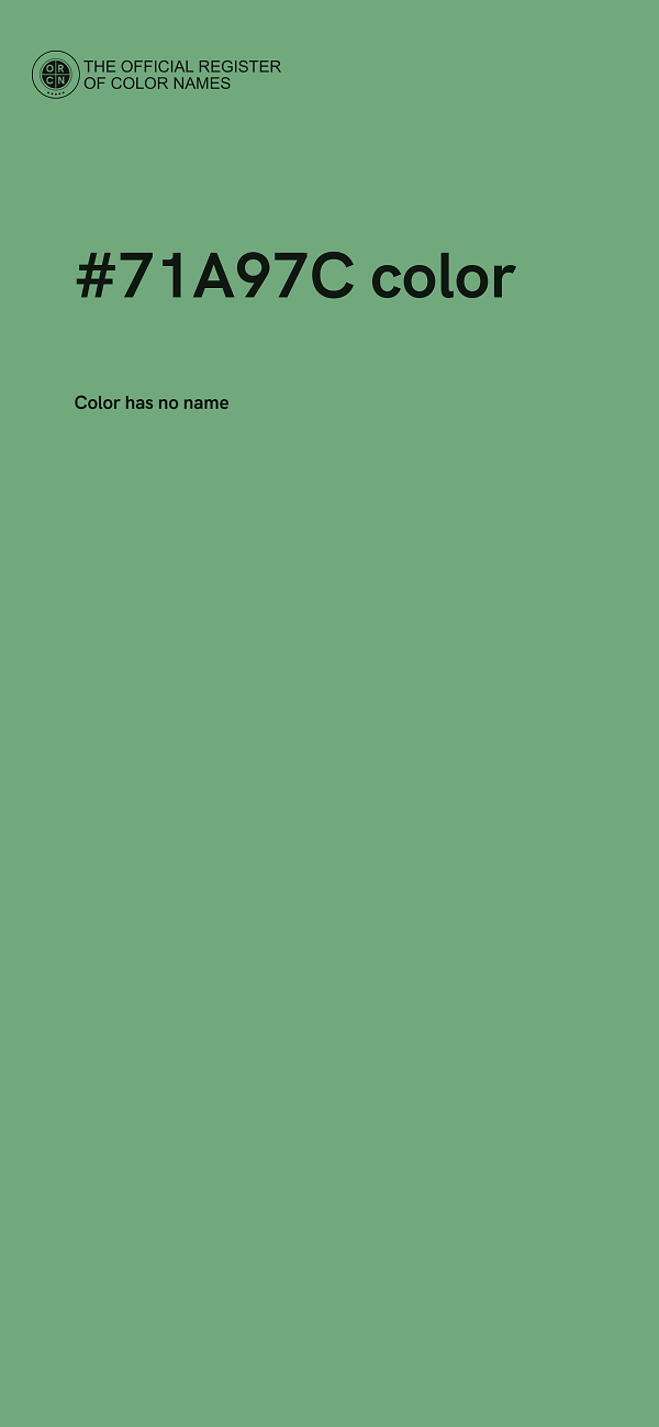 #71A97C color image