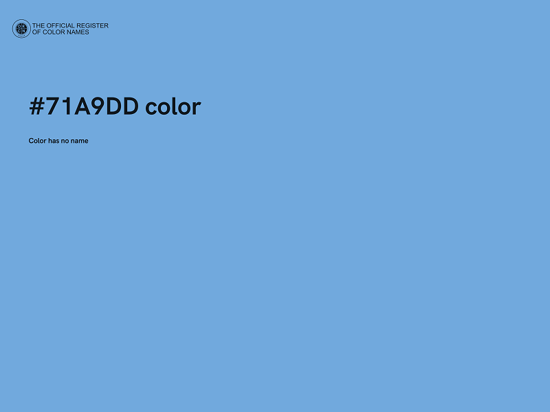 #71A9DD color image