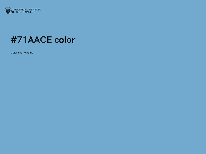 #71AACE color image