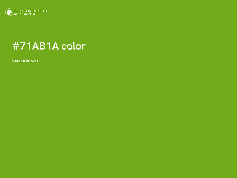 #71AB1A color image