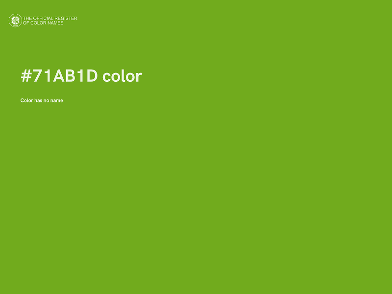 #71AB1D color image