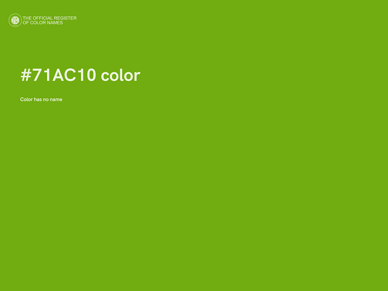 #71AC10 color image