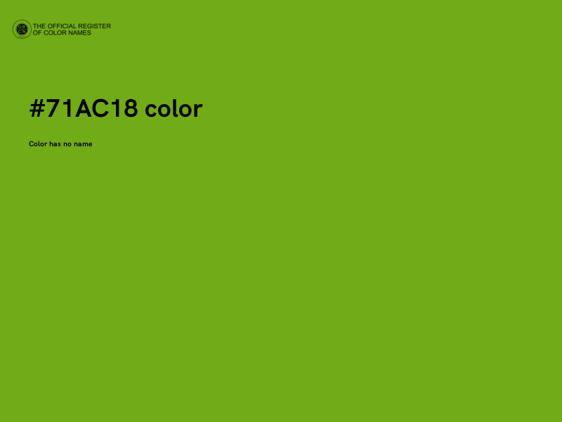#71AC18 color image