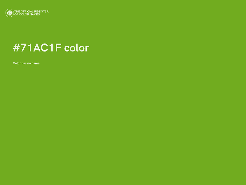 #71AC1F color image