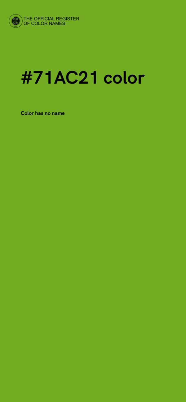 #71AC21 color image