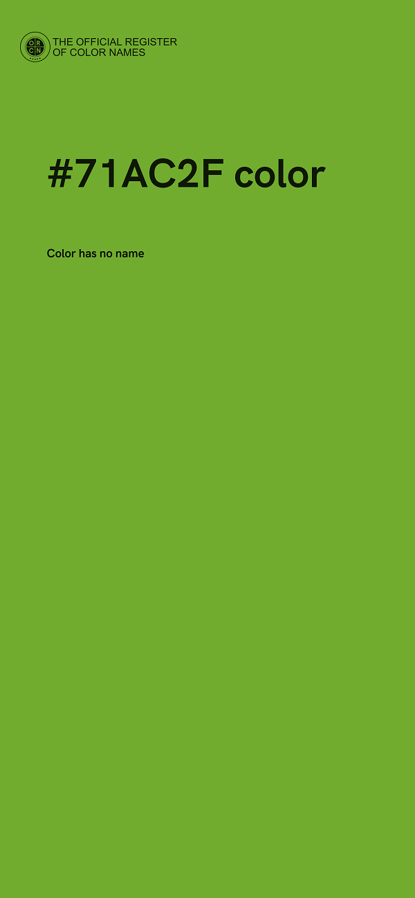 #71AC2F color image