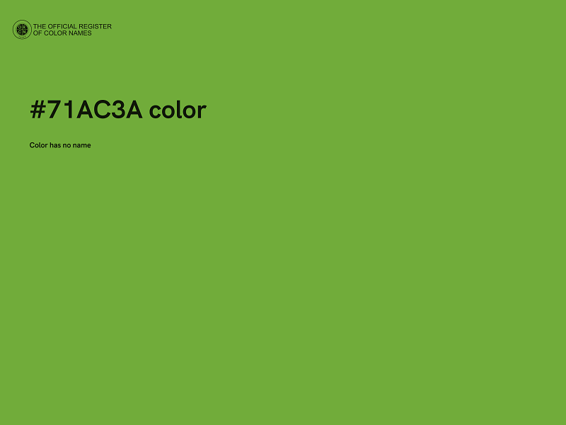 #71AC3A color image