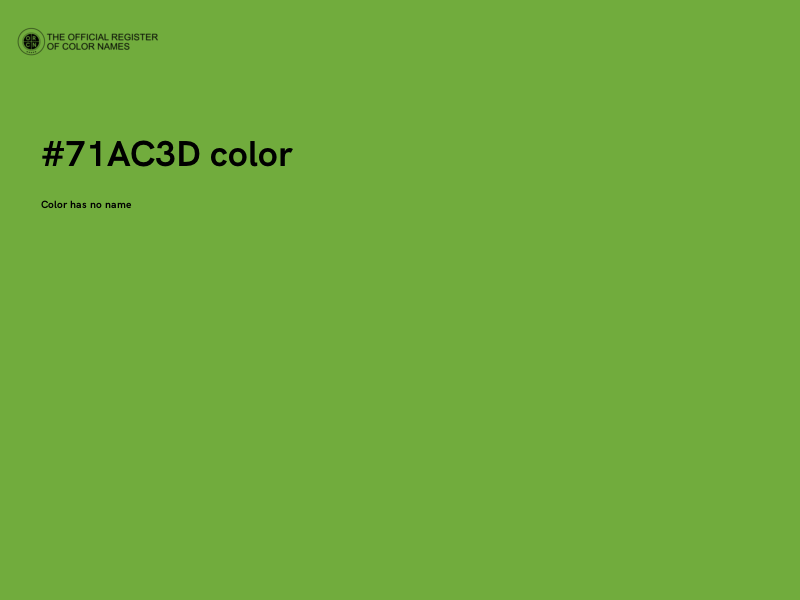 #71AC3D color image