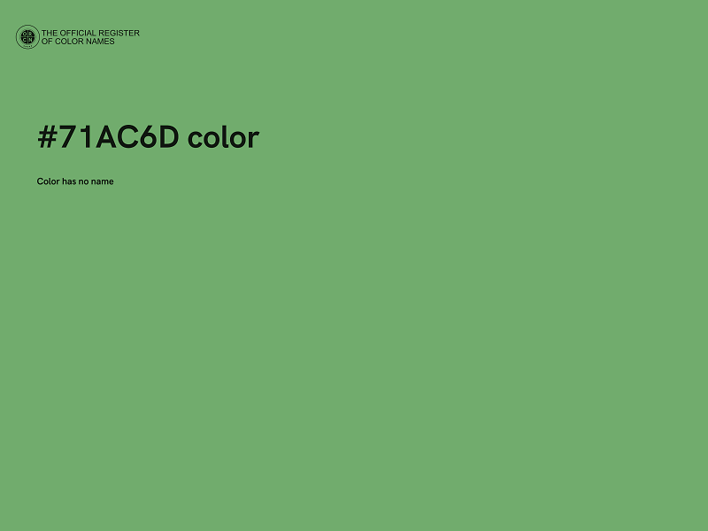 #71AC6D color image