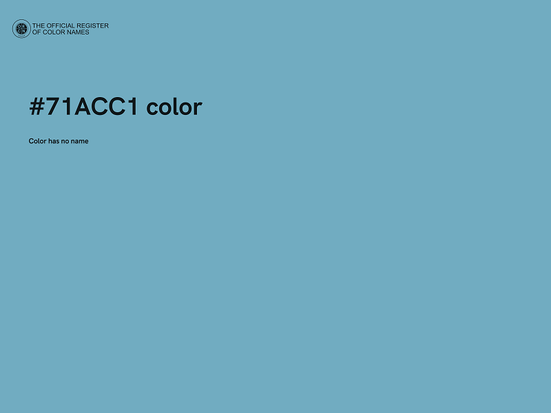 #71ACC1 color image