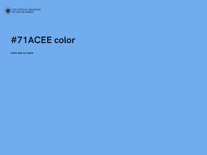 #71ACEE color image