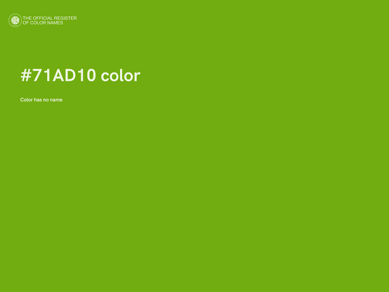 #71AD10 color image