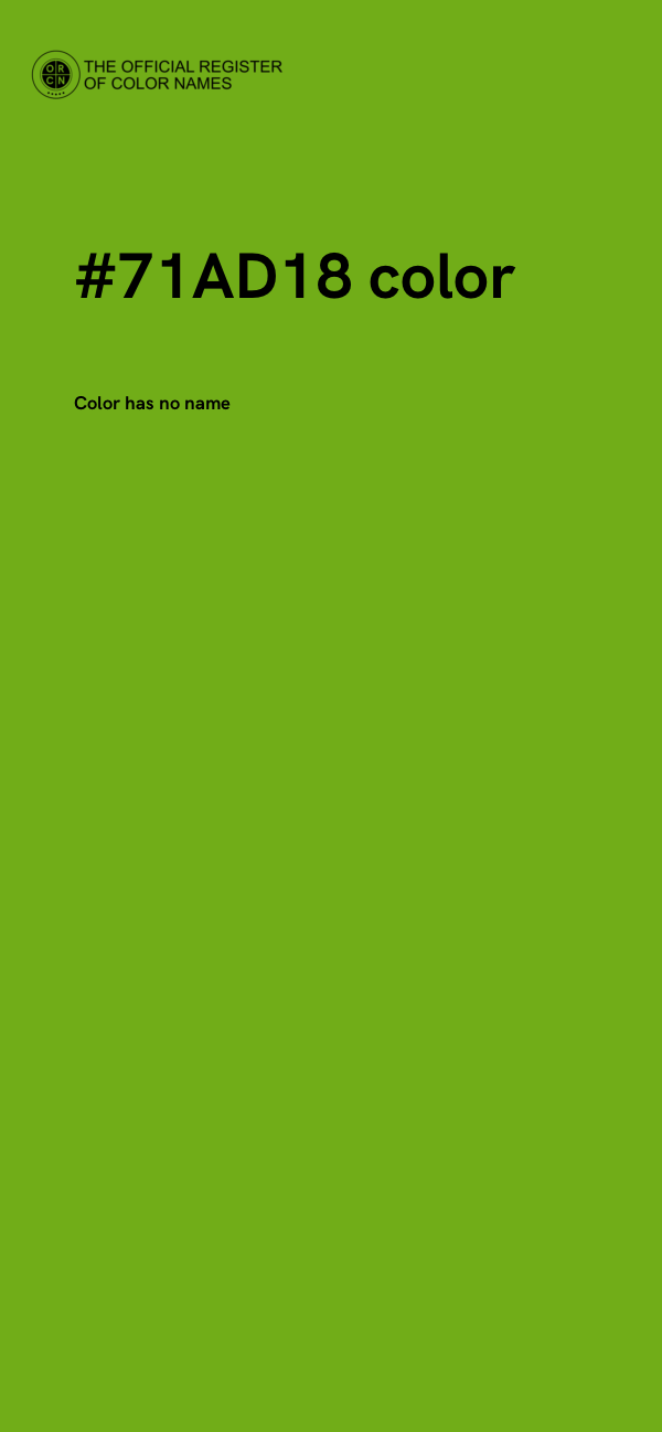 #71AD18 color image