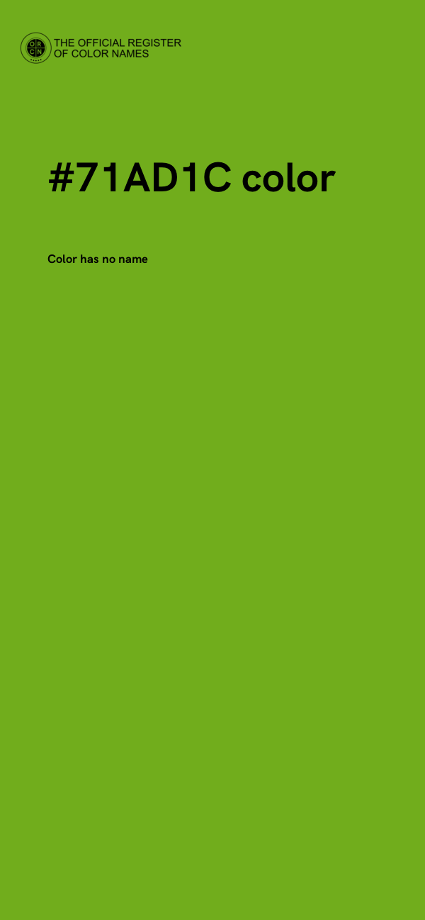 #71AD1C color image