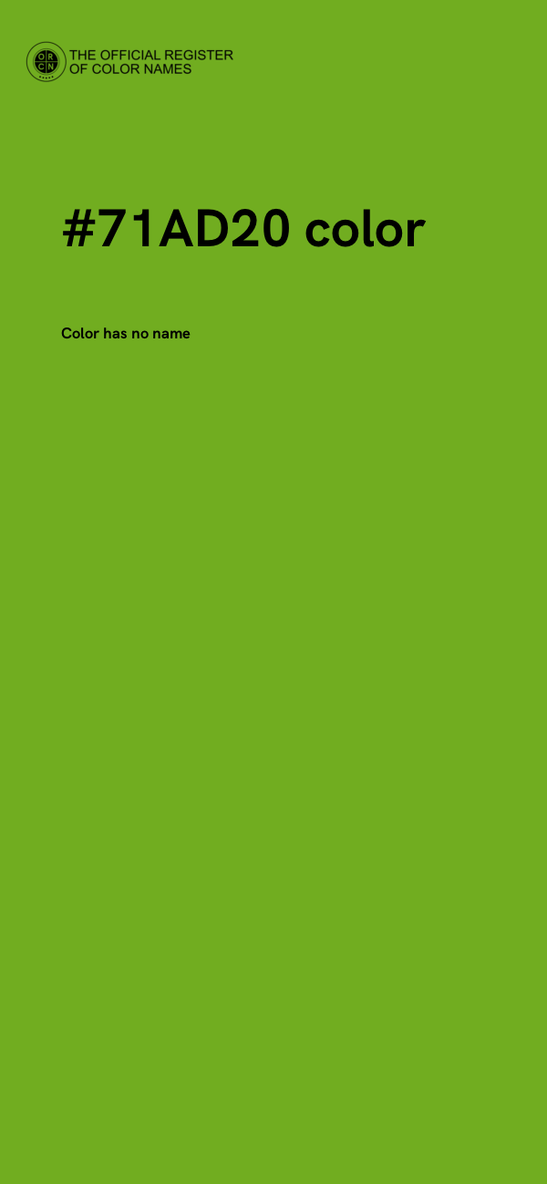 #71AD20 color image