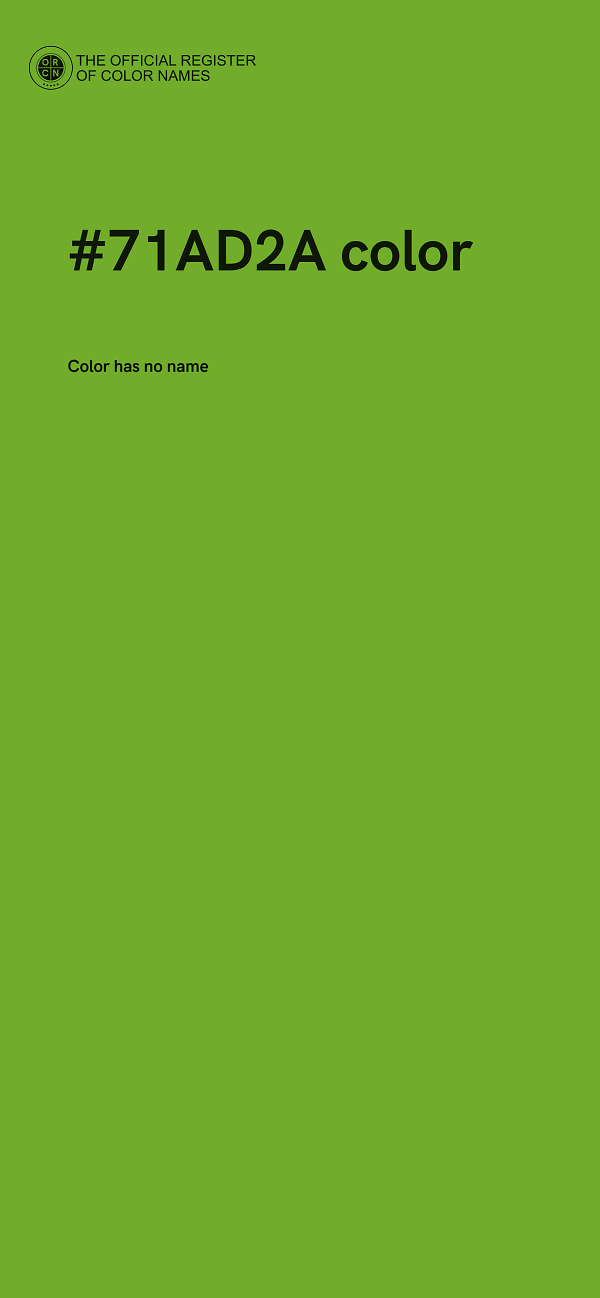 #71AD2A color image