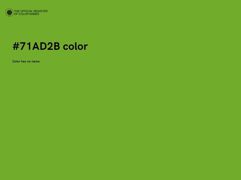 #71AD2B color image