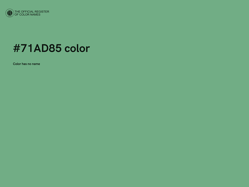 #71AD85 color image