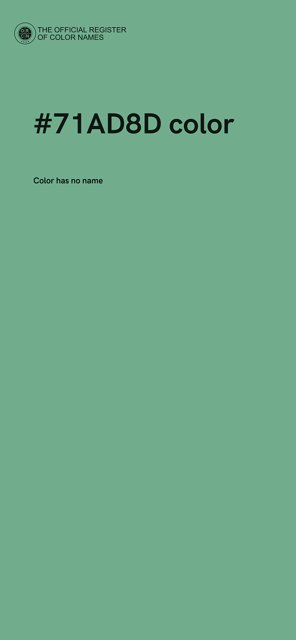 #71AD8D color image