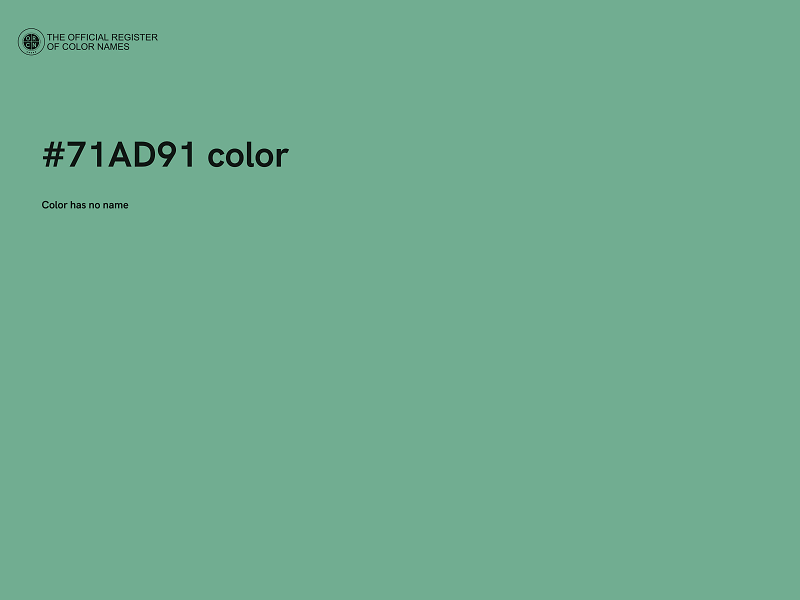 #71AD91 color image