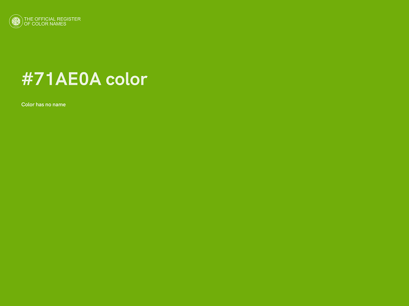 #71AE0A color image