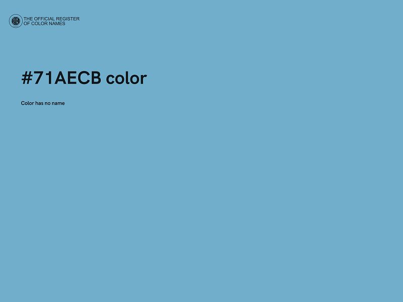 #71AECB color image