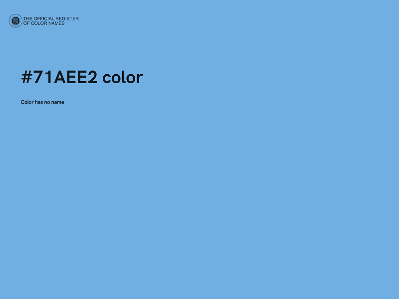 #71AEE2 color image