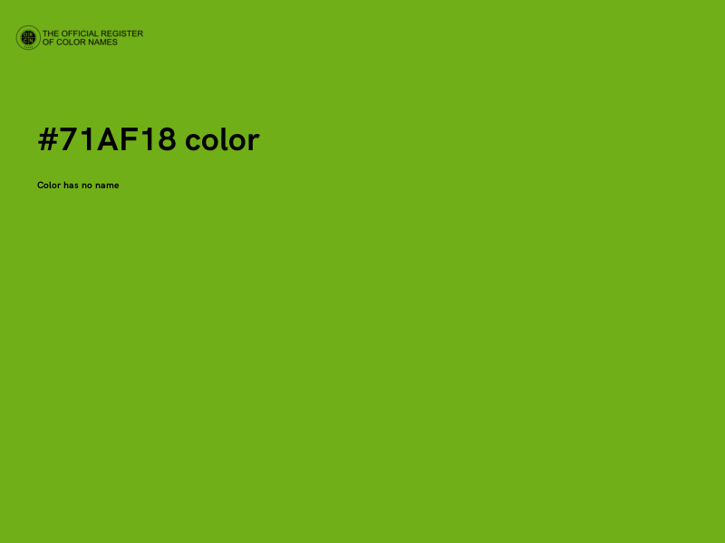 #71AF18 color image