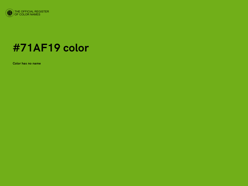 #71AF19 color image
