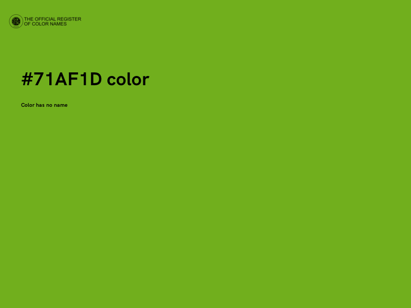 #71AF1D color image
