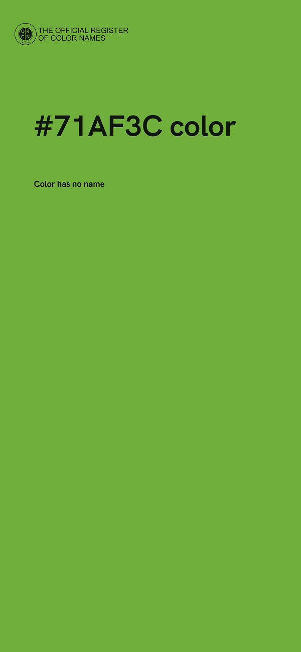 #71AF3C color image