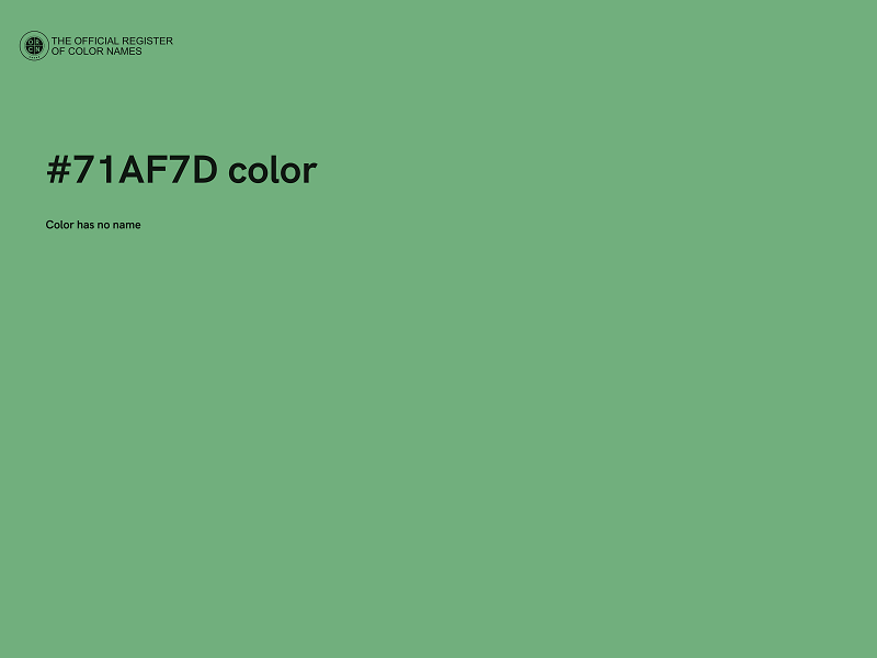 #71AF7D color image