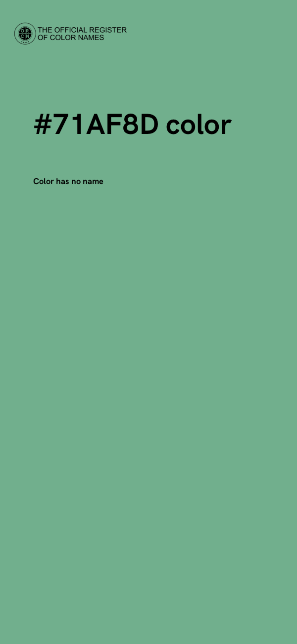 #71AF8D color image